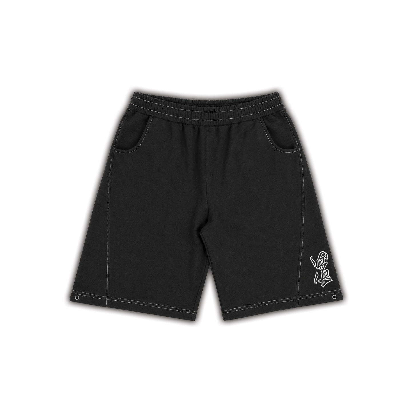 BLACK 'BREAKLINE' SHORTS