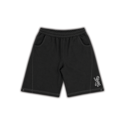 BLACK 'BREAKLINE' SHORTS