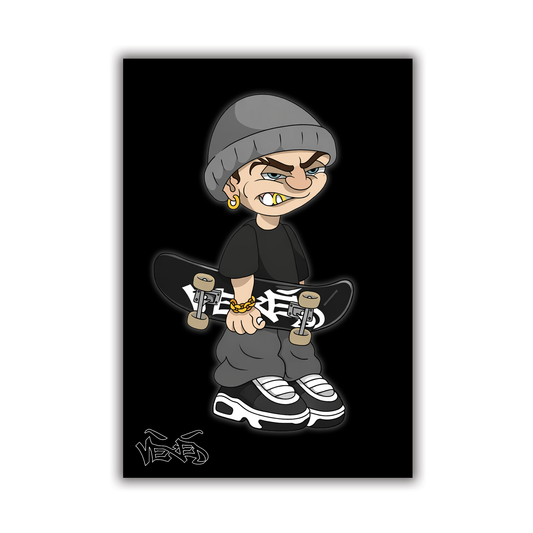 VEXMAN POSTER (BLACK)