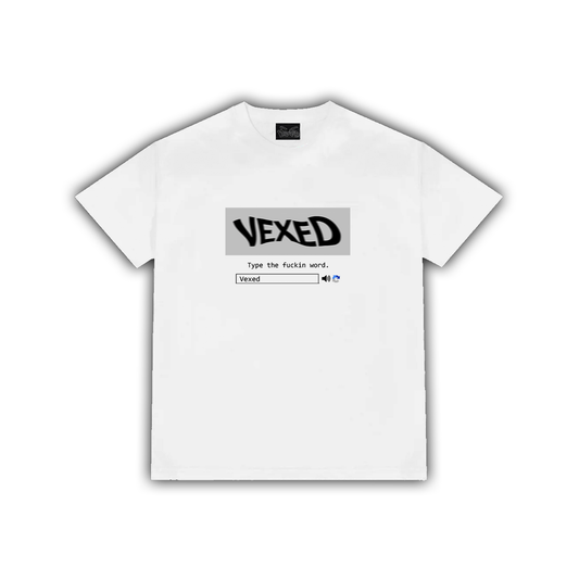 CAPTCHA TEE (WHITE)