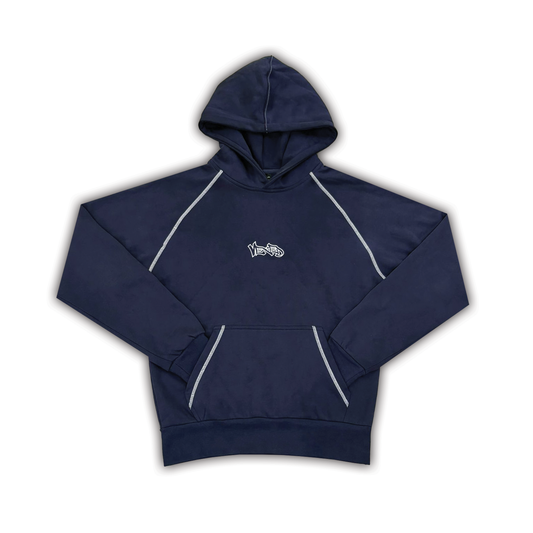 NAVY VEXED HOODIE