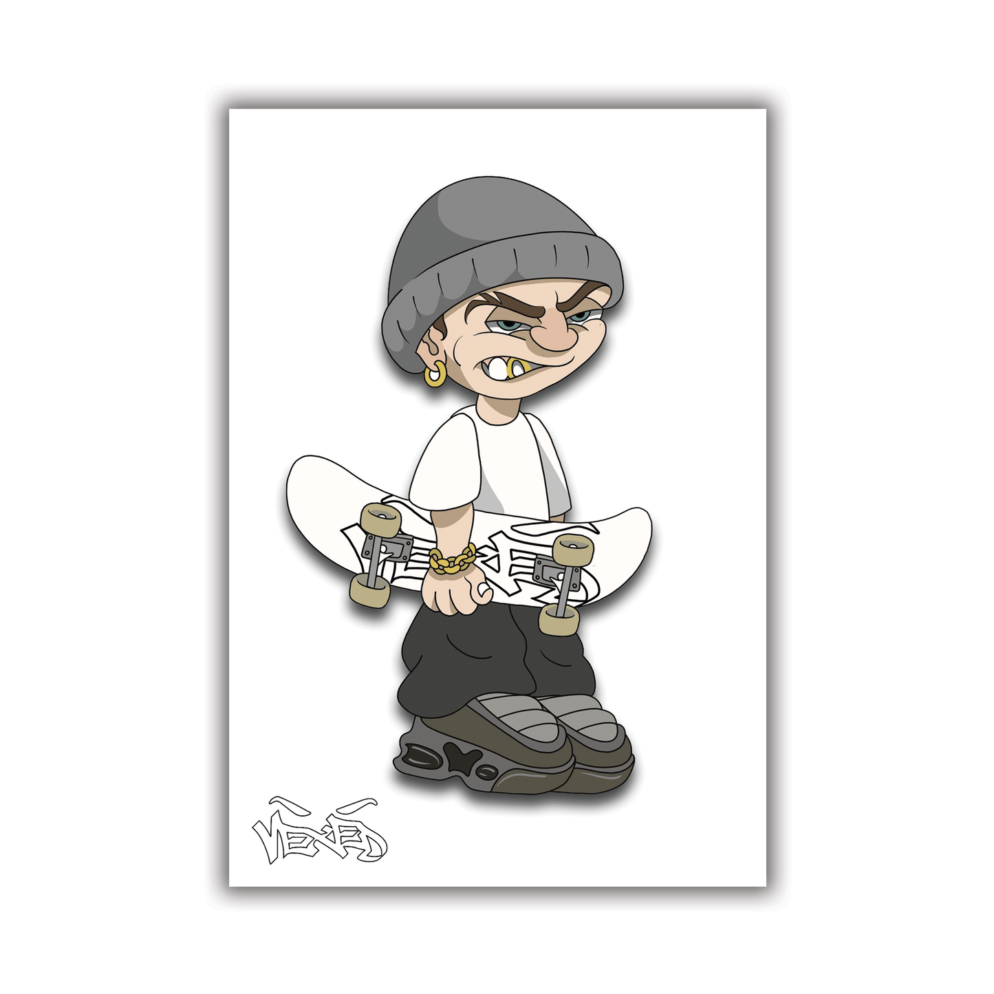 VEXMAN POSTER (WHITE)